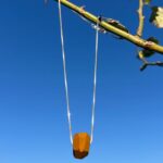 Μενταγιόν με ίασπις & ασημένια αλυσίδα 925 🧡