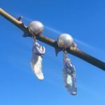 Χειροποίητα Σκουλαρίκια με Μαργαριτάρια 10mm & Ακατέργαστα Φυσικά Μαργαριτάρια